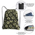 thumbnail image 3 of Vsdgher Sunflowers Drawstring Backpack Water Resistant String Bag Sports Sackpack Gym Sack for Men Women, 3 of 6