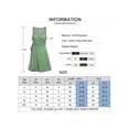 thumbnail image 2 of DYMADE Women's Summer Wrap V Neck Sleeveless Knee Length Mini Female Tank Dress, 2 of 2