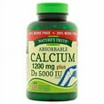thumbnail image 2 of Nature's Truth Calcium 1200mg + D3 5000 IU Softgels 120 ea (Pack of 4), 2 of 5