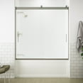 thumbnail image 6 of Kohler 706000-D3-ABV 62 x 59.62 in. Levity Sliding Bath Door with 0.25 in. Thick Frosted Glass - Anodized Brushed Bronze, 6 of 7