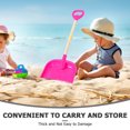 thumbnail image 3 of ColoMX Pala de invierno para niños, pala de nieve de plástico, palas portátiles para niños para cavar nieve, playa, juguetes de invierno, rosa sin caja, 3 of 8