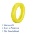 thumbnail image 4 of Uxcell 24mm Silicone Identifier Coding Tags Sleeve Key Cap Rings Cover, Yellow 20 Pack, 4 of 6