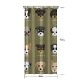 thumbnail image 5 of Dog Breeds Shower Curtain 36"x72" ,Bathroom Decorative Shower Curtains Set with 12 Hooks,Modern Waterproof Washable Shower Curtain, 5 of 6