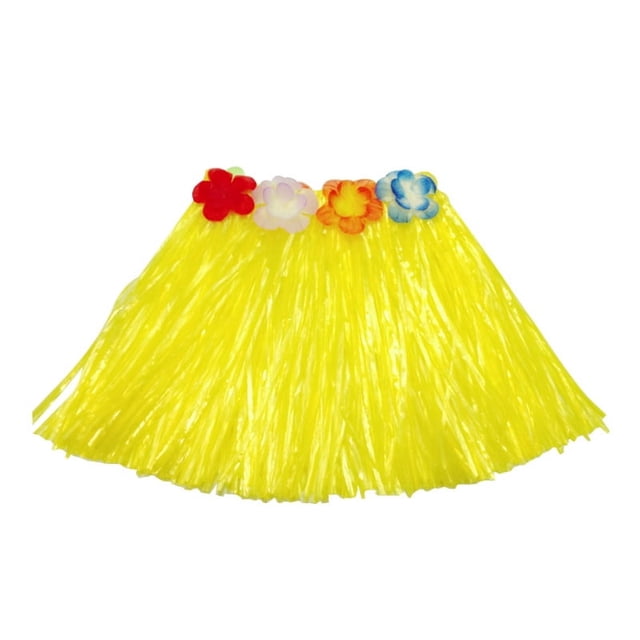 Falda de hierba para fiesta Kaifeng, 30-80 cm, para niños, adultos, vestido hawaiano, accesorios de disfraz, ropa de actuación elástica