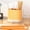 A003- Yellow, variant on Utensil Holder for Kitchen Counter | Kitchen Utensil Holder | Plastic Countertop Organizer for Kitchen, Yellow 1 Pack