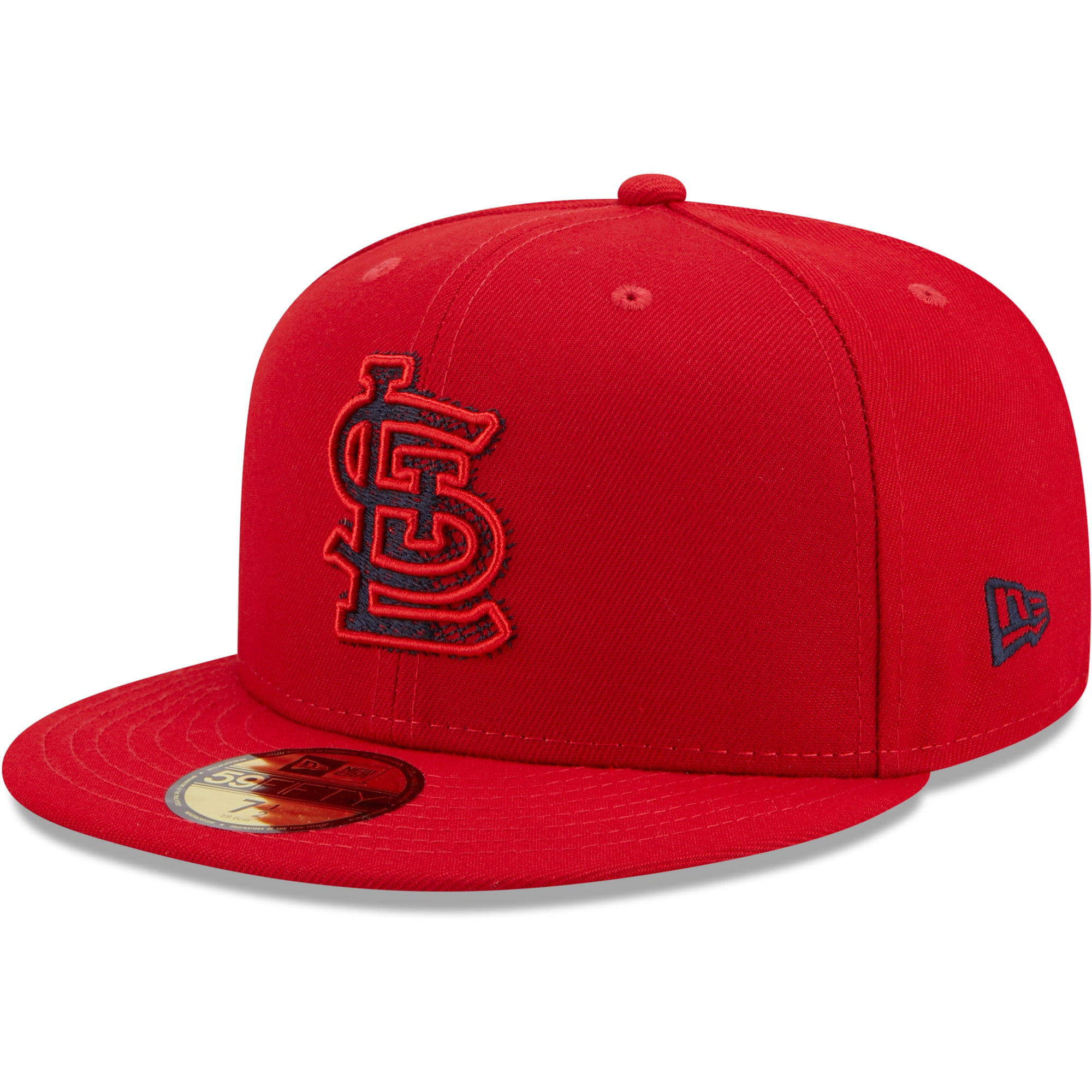 St Louis Cardinals New Era Scored 59fifty Fitted Hat Red Walmart Com