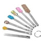 thumbnail image 1 of Chef Cucharas Medidoras Set 7 Heavy Duty acero inoxidable estrecho mango largo diseño para seco o líquido encaja en el tarro de especias cocinar hornear herramientas de medición, 1 of 7