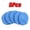 Blue 5Pcs, variant on 10Pcs Car Detailing Applicator Pads Car Care Waxing Polish Sponges Soft Microfiber Round Pocket Foam Sponges Car Cleaning Tools