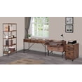 thumbnail image 3 of Saint Birch Bombay 3 Drawers Wood Mobile File Cabinet in Walnut, 3 of 8