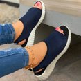 thumbnail image 2 of Leozcaa Sandals for Women 2025 Outdoor Hiking Walking Shoes Comfortable Summer Beach Flat Footwear, 2 of 6