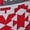 Heather Gray/Red, variant on Mens Aztec Printed Jogger Shorts (psr-19)
