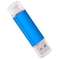 thumbnail image 1 of Memoria Usb Clasica Lightning Microusb Usb Pc 1tb 1024gb Azul, 1 of 5