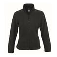 thumbnail image 1 of SOLS - Chaquetilla polar con cremallera completa modelo North para mujer (Negro), 1 of 3
