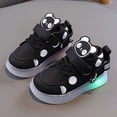thumbnail image 2 of Linfrsh Light Up Shoes for Boys Toddler Walking Shoes Non-Slip Running Shoes Boys Girls Kids Sports Athletic Sneakers Casual School Shoes Black,9, 2 of 5