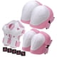 thumbnail image 2 of Rodilleras Protección Ciclismo 6 unids/set soporte de codo de rodilla niños transpirables para deportes al aire libre (rosa), 2 of 8