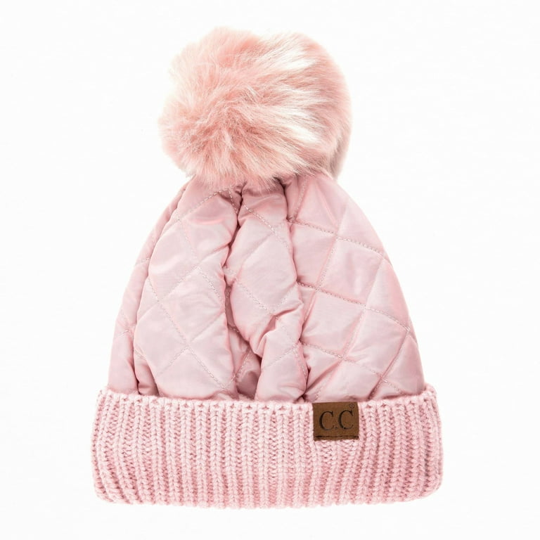 CC Quilted Pom Beanie - Walmart.com