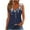 Navy, variant on Sevevn Women's Printed Round Neck Casual Printed Sleeveless Suspender Top Gift for Adults Silver L