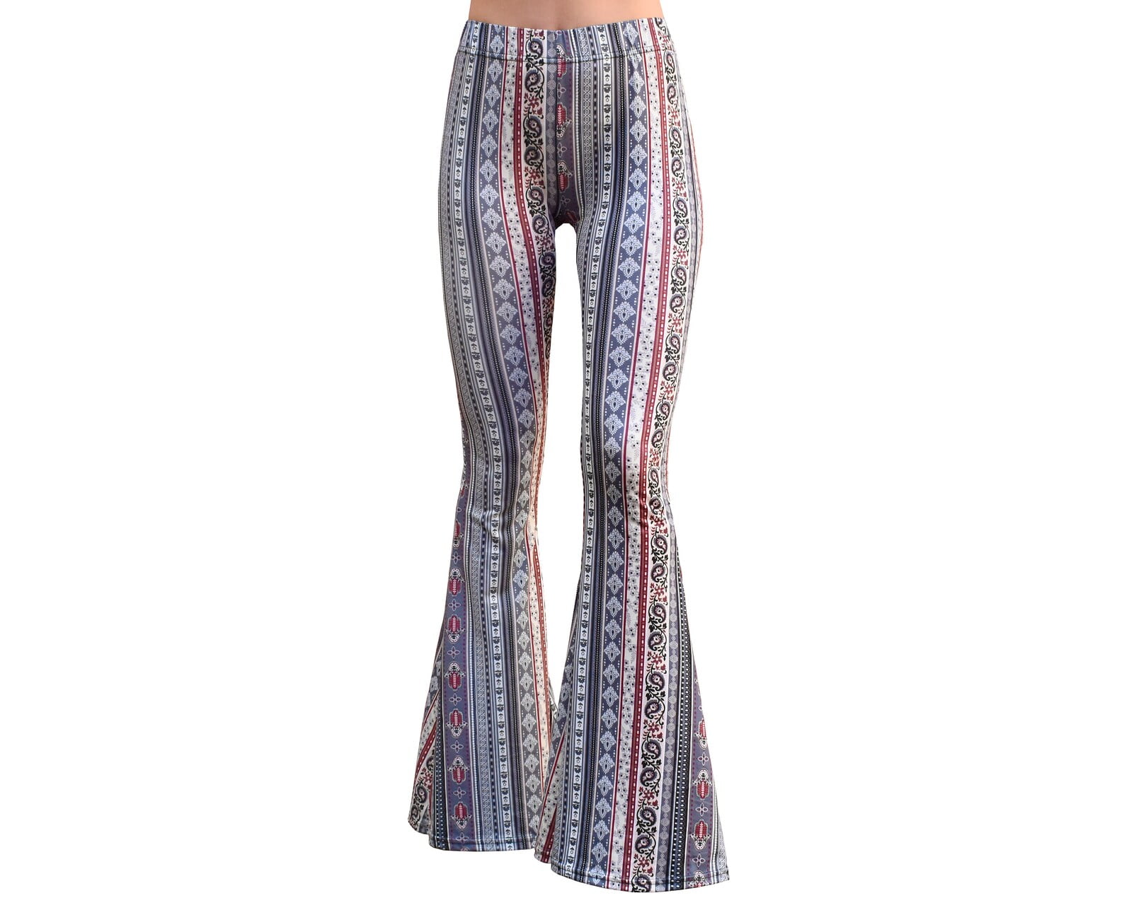 Daisy Del Sol High Waist Gypsy Comfy Yoga Ethnic Tribal Stretch