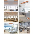 thumbnail image 5 of Fluorescent Light Covers for Ceiling Lights 2 Pack, Burnt Orange Gray Ombre Magnetic Ceiling Light Covers 2x4ft for Classroom Office School, Modern Gradient Abstract Art Drop Ceiling Light Shade, 5 of 7