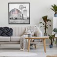 thumbnail image 3 of Stupell Industries Traditional Grandfather's Barn with Flag Black Framed Giclee Art, 24 x 24, by Kim Allen, 3 of 8