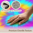 thumbnail image 6 of ODIKA Ombre Swirl Boho Gradient Abstract Hippie Marbled Wave Tie Dye Refined for Hallway, Study Room, Playroom, Non-Slip Low Profile, 6 of 7