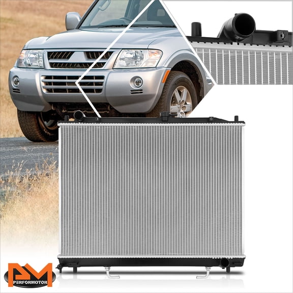 PM PERFORMOTOR for 03-06 Mitsubishi Montero OE Style Aluminum Core Cooling Radiator DPI-2752