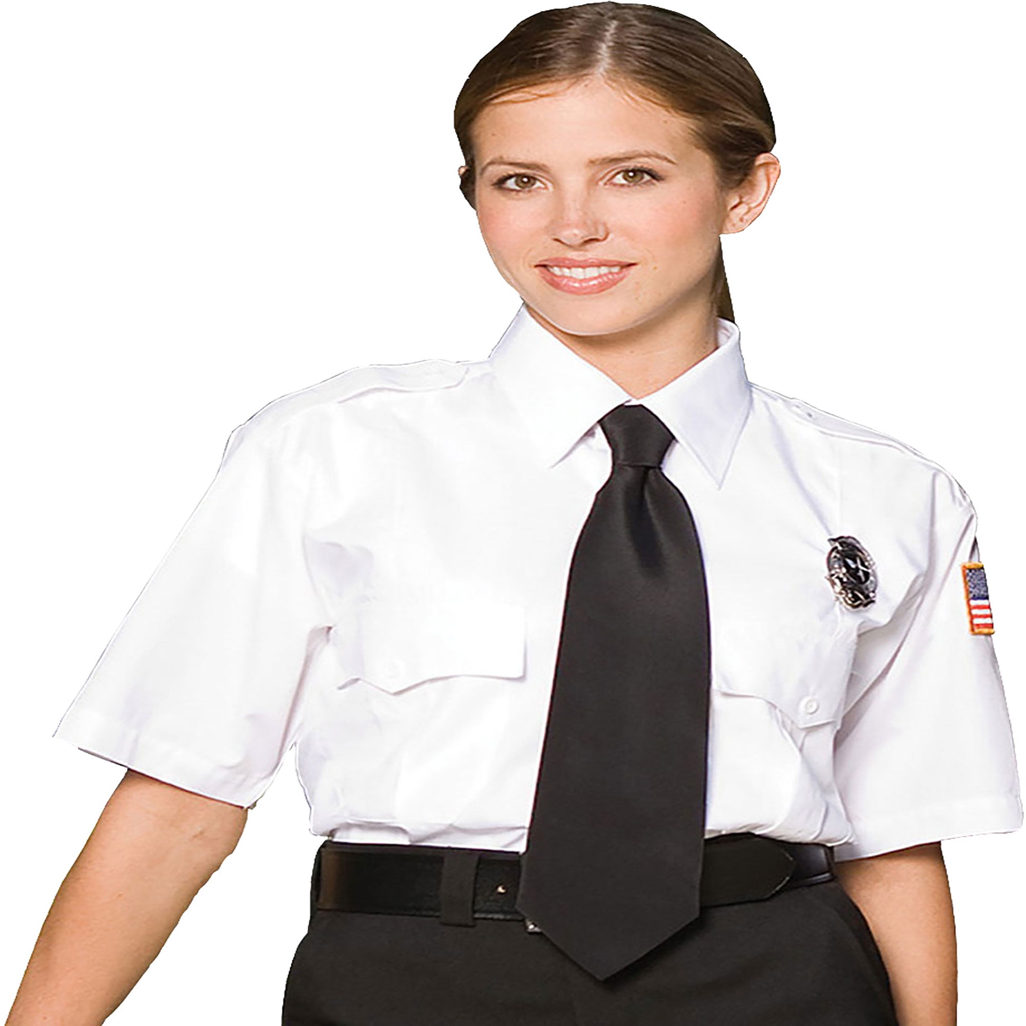 Edwards Security Short Sleeve Shirt Polyester/Cotton Blend 