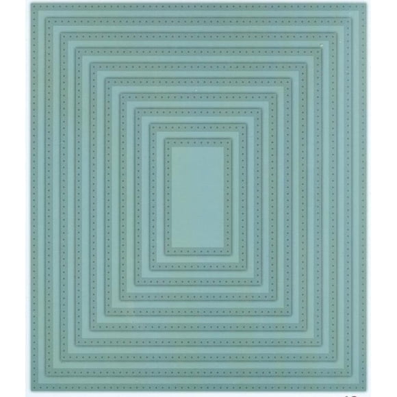 Nobles Rectangles Doublement Percés Meurent