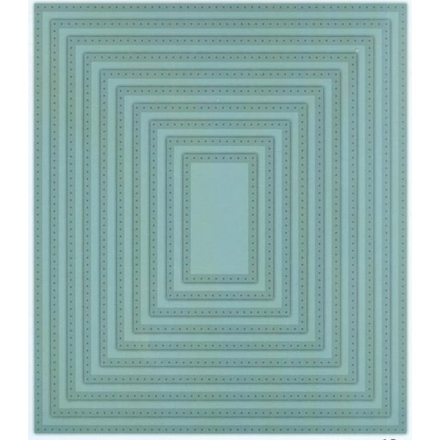 Nobles Rectangles Doublement Percés Meurent