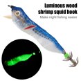 thumbnail image 3 of Señuelos Calamar Con LED Anzuelo Gambas Con Cuentas Integradas para Pescar Calamar Y Pulpo (azul), 3 of 8