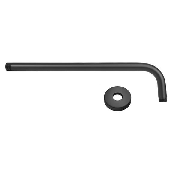 MOMOJIA Multipurpose Stainless Steel Shower Arm Wall Mounted Matte Black Finish for Home and Hotel Bathrooms