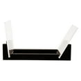thumbnail image 2 of 2X Vinyl Record Storage -Vinyl LP Record Rack 13.7 Inches Long -Vinyl Record Holders (Black), 2 of 8