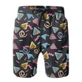 thumbnail image 2 of Mens Swim Trunks 80S 90S Swim Shorts Retro Fun Novelty Party Shorts Mesh Lined Quick Dry Swimwear Shorts Bathing Suit, 2 of 5