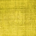 thumbnail image 1 of Ahgly Company Machine Washable Indoor Square Abstract Yellow Contemporary Area Rugs, 4' Square, 1 of 4