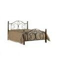 thumbnail image 2 of Hillsdale Furniture Milwaukee Black Metal with Cherry Wood Posts Full Bed, 2 of 2