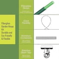 thumbnail image 3 of 36 PCS Green House Hoops Grow Tunnel 6 Sets of 8.5 FT Long Garden Hoops Kit, Rust-Free Fiberglass Ra, 3 of 5