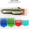 Hair Clipper Limit Comb, 10 Color Professional Hair Clipper Guide Combs