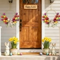 thumbnail image 7 of Linnome Easter Artificial Tulip Wreath Iron Door Knocker for Valentine's Day Home Festive Decor Romantic Wreath, 7 of 7