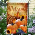thumbnail image 2 of Garden Flag Pumpkin in Cornucopia - Decorative Autumn Welcome Garden Flags - Double Sided & Weather Resistant & Double Stitched - 18 x 12.5 Inch, 2 of 6