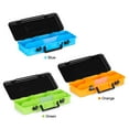 thumbnail image 3 of 4 Compartments Fishing Box Lure Case with Folding Handle Portable Fishing Storage Bucket Waterproof Fishing Bait Reel Box Fishing Tool Case Bait Container, 3 of 8
