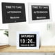 Horloge Numérique Multifonctionnelle avec 5 Alarmes et Rappels de Médicaments pour la Maison pour les Personnes Âgées avec Déficience Visuelle – image 2 sur 7