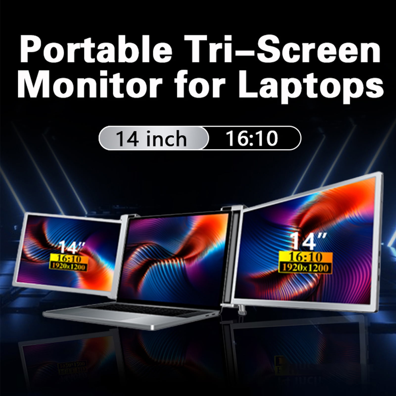Portable Triple-screen Laptop Expansion - 14 inch - 1920*1200