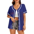 thumbnail image 5 of American Baseball Shirt for Women 250th Anniversary Usa Flag Print Jersey Shirt Usa Patriotic Baseball Jerseys –memorial Day & Independence Day, 5 of 5