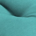 thumbnail image 6 of Jordan Manufacturing 18" x 18" Vale Swedish Turquoise Solid Square Tufted Contoured Outdoor Wicker Seat Cushion (2 Pack), 6 of 9