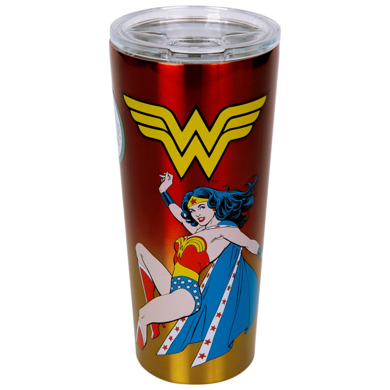 Wonder Woman, Stainless Skinny Tumbler