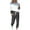 White, variant on UAMVSH Sweatsuits for Women 2 Piece Outfits Color Block Pullover Hoodies Jogger Pants Tracksuit Trendy Long Sleeve Lounge Sets