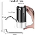 thumbnail image 3 of Bomba eléctrica para botellas de agua, dispensador portátil de agua embotellada para botellas universales de un galón, bomba de agua potable con carga USB para cocina doméstica al aire libre, 3 of 5