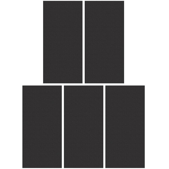 Soimiss 5Pcs Dry Wet Sandpaper Sheets for Woodworking with Tear Resistant Black Abrasive