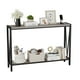 thumbnail image 1 of Mesa Consola Industrial con Estructura de Hierro y Estantes de Madera - 114 cm, Ideal para Entrada o Salón, 1 of 15