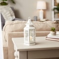 thumbnail image 4 of Gifts & Decor Medium Size Victorian White Candle Lantern Candleholder, 4 of 7